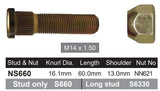 Wheel Stud & Nut NS660 - Nice Products | Universal Auto Spares