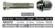 Wheel Stud & Nut NS337D - Nice Products | Universal Auto Spares