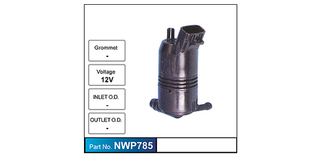 Washer Pump NWP785 - Nice Products | Universal Auto Spares
