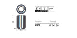 Chrome Lock Nuts K332-24 - Nice Products | Universal Auto Spares