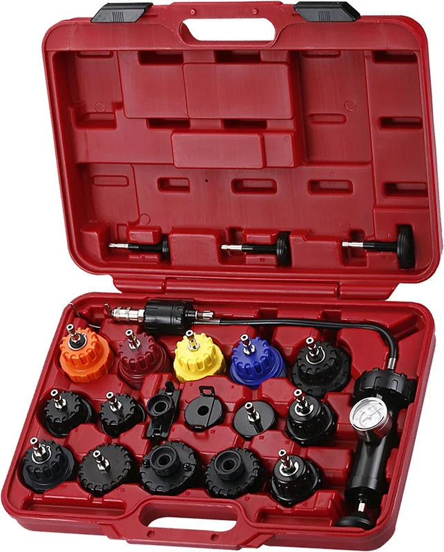 21 Pieces Radiator Pressure Tester Kit - PKTool | Universal Auto Spares