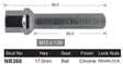 Ball Seat Bolt 60mm Thread NB360 - Nice Products | Universal Auto Spares