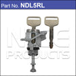 Single Door Lock Left NDL5RL - Nice Products | Universal Auto Spares
