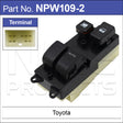 Power Window Switch NPW109-2 - Nice Products | Universal Auto Spares