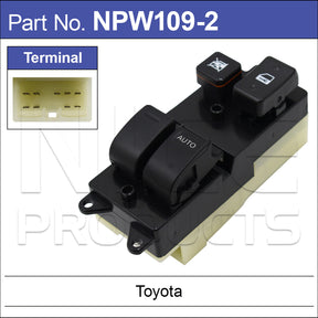 Power Window Switch NPW109-2 - Nice Products | Universal Auto Spares