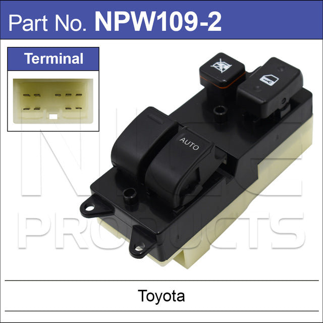 Power Window Switch NPW109-2 - Nice Products | Universal Auto Spares