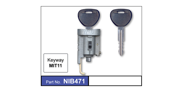 Ignition Barrel NIB471 - Nice Products | Universal Auto Spares