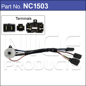 Ignition Switch NC1503 - Nice Products | Universal Auto Spares