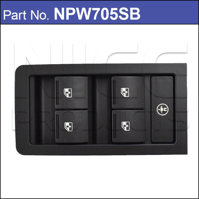 Power Window Switch NPW705SB - Nice Products | Universal Auto Spares