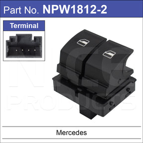 Power Window SWITCH NPW1812-2 - Nice Products | Universal Auto Spares