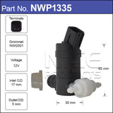 Washer Pump NWP1335 - Nice Products | Universal Auto Spares