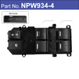 Honda Power Window Switch NPW934-4 - Nice Products | Universal Auto Spares