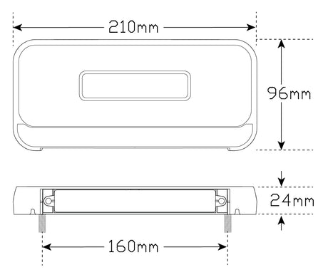 210 Series Twin Blister 10m Cable 210BARLP2-10M - LED AutoLamps | Universal Auto Spares