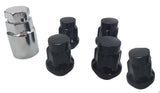 1/2 Black Locknuts pk5 C2-5BLOCK - Nice Products | Universal Auto Spares