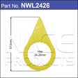 Wheel Nut Indicator 24mm 25mm 26mm NWL2426 - Nice Products | Universal Auto Spares