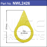 Wheel Nut Indicator 24mm 25mm 26mm NWL2426 - Nice Products | Universal Auto Spares