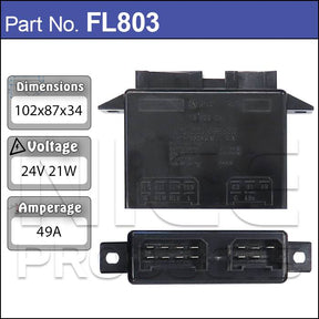 Volvo Flasher Relay 24v FL803 - Nice Products | Universal Auto Spares