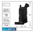 Washer Pump NWP755 - Nice Products | Universal Auto Spares