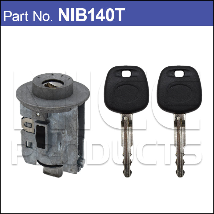 Ignition Barrel ( with Transponder Chip) NIB140T - Nice Products | Universal Auto Spares