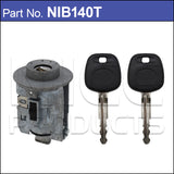 Ignition Barrel ( with Transponder Chip) NIB140T - Nice Products | Universal Auto Spares