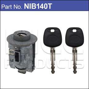 Ignition Barrel ( with Transponder Chip) NIB140T - Nice Products | Universal Auto Spares
