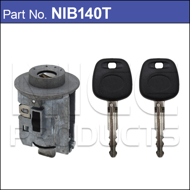 Ignition Barrel ( with Transponder Chip) NIB140T - Nice Products | Universal Auto Spares