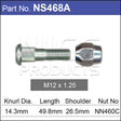 Wheel Stud & Nut NS468A - Nice Products | Universal Auto Spares