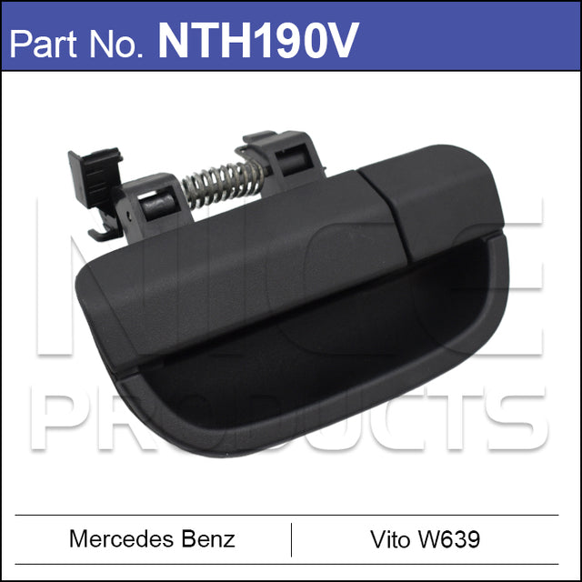 Tailgate Handle Witout KEY HOLE NTH190V - Nice Products | Universal Auto Spares