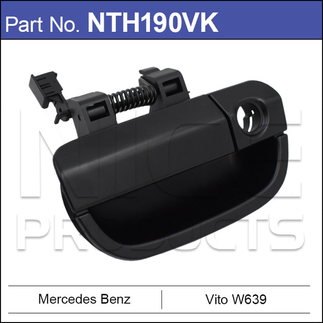 TailGate Handle With KEY HOLE NTH190VK - Nice Products | Universal Auto Spares