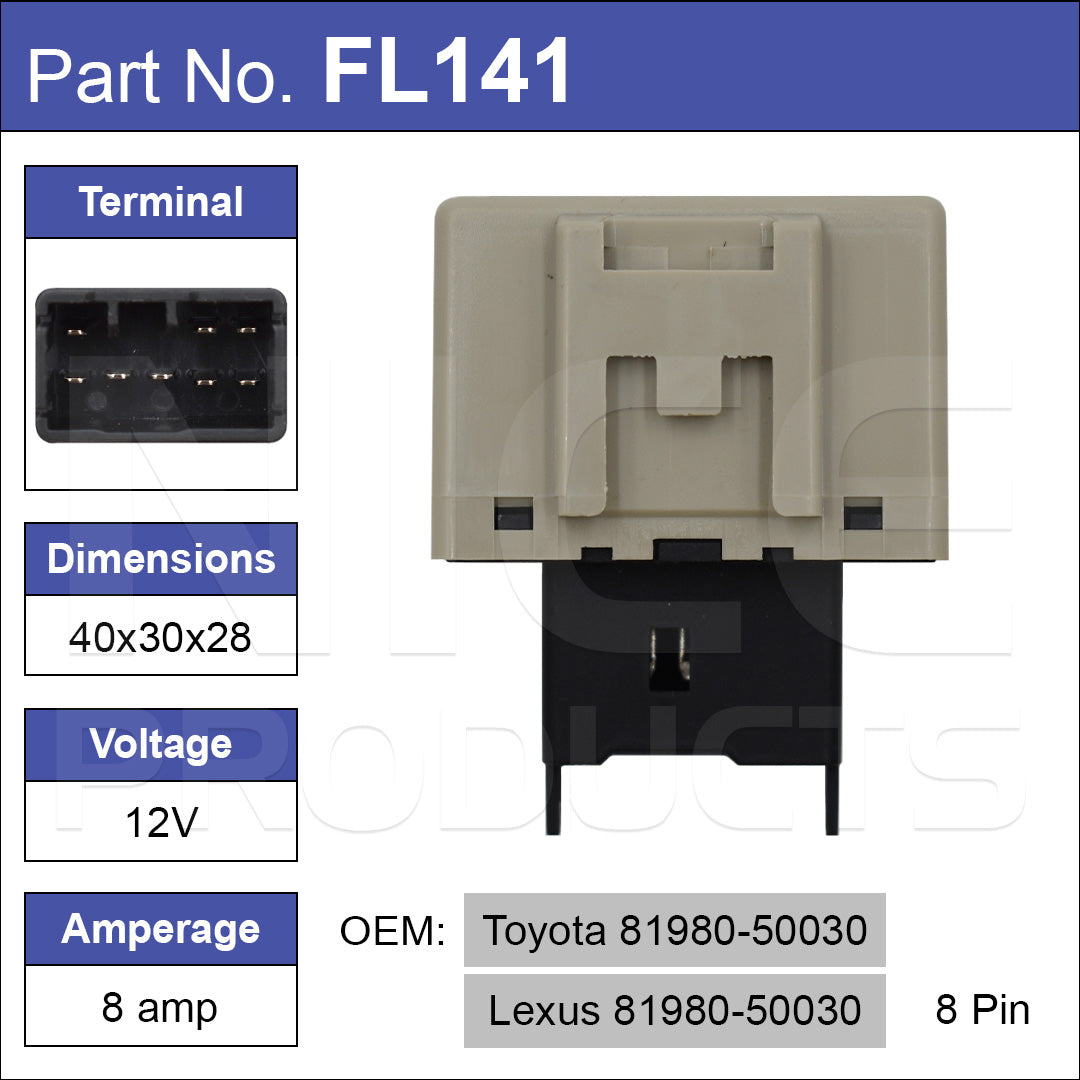 Flasher Unit FL141 - Nice Products | Universal Auto Spares