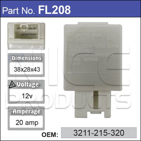 Flasher FL208 - Nice Products | Universal Auto Spares