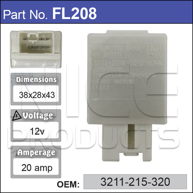 Flasher FL208 - Nice Products | Universal Auto Spares