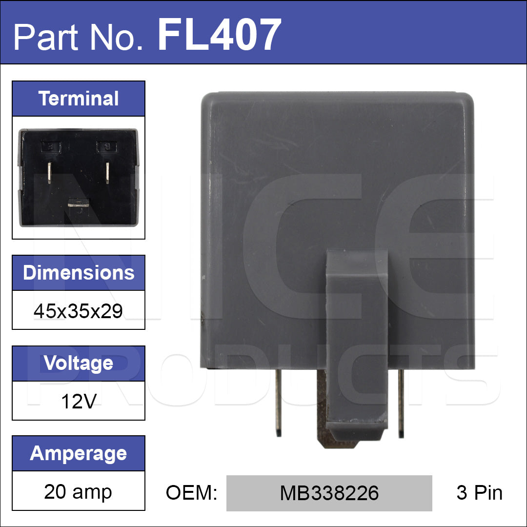 Flasher Unit FL407 - Nice Products | Universal Auto Spares