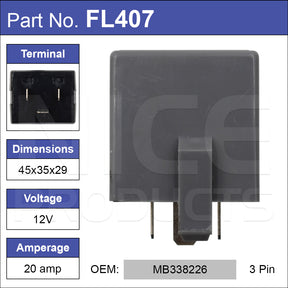 Flasher Unit FL407 - Nice Products | Universal Auto Spares