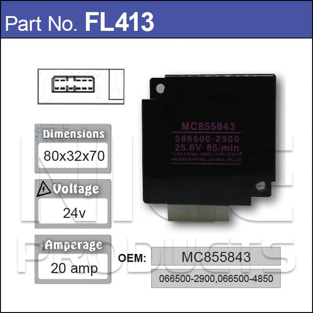 Flasher Unit FL413 - Nice Products | Universal Auto Spares