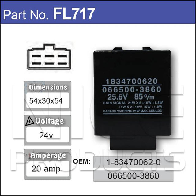 Flasher Unit FL717 - Nice Products | Universal Auto Spares