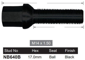 One Piece Stud NB640B - Nice Products | Universal Auto Spares