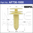 Fasteners Bag 1000 AF736-1000 - Nice Products | Universal Auto Spares
