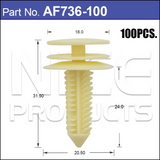 Fasteners Bag 100 AF736-100 - Nice Products | Universal Auto Spares