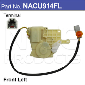 Door Lock Actuator NACU914FL - Nice Products | Universal Auto Spares