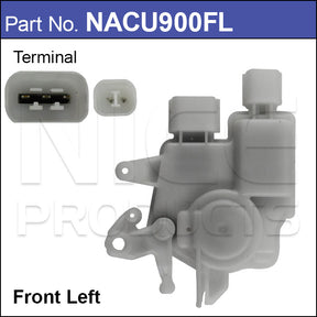 Door Lock Actuator NACU900FL - Nice Products | Universal Auto Spares