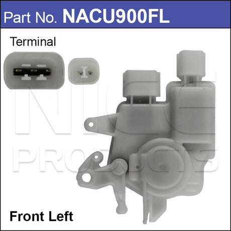 Door Lock Actuator NACU900FL - Nice Products | Universal Auto Spares