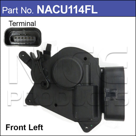Door Lock Actuator NACU114FL - Nice Products | Universal Auto Spares