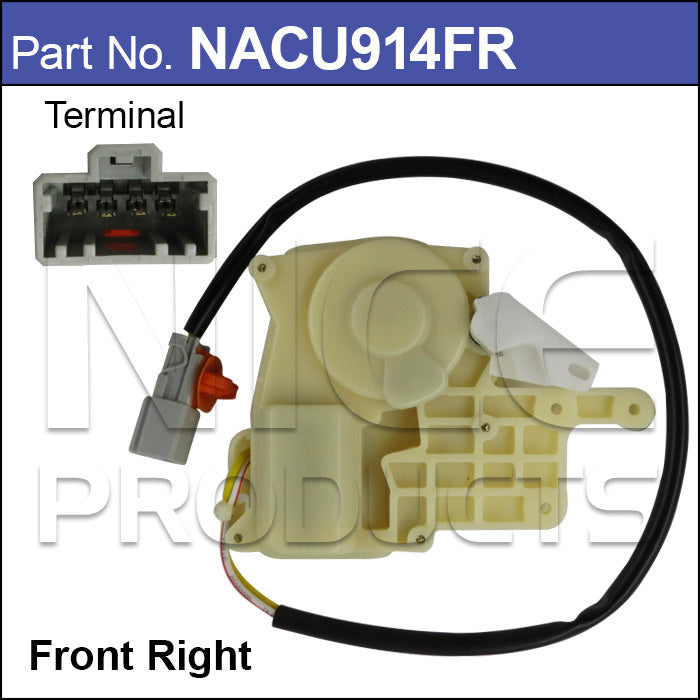 Door Lock Actuator NACU914FR - Nice Products | Universal Auto Spares