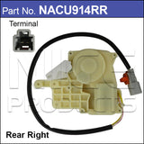 Door Lock Actuator NACU914RR - Nice Products | Universal Auto Spares