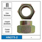 Hub Nuts Pair HN275-2 - Nice Products | Universal Auto Spares