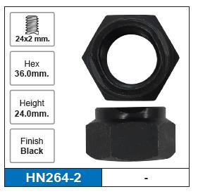 Hub Nuts Pair HN264-2 - Nice Products | Universal Auto Spares