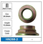 Hub Nuts Pair HN268-2 - Nice Products | Universal Auto Spares