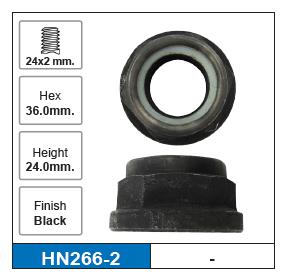 Hub Nuts Pair HN266-2 - Nice Products | Universal Auto Spares