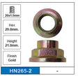 Hub Nuts Pair HN265-2 - Nice Products | Universal Auto Spares
